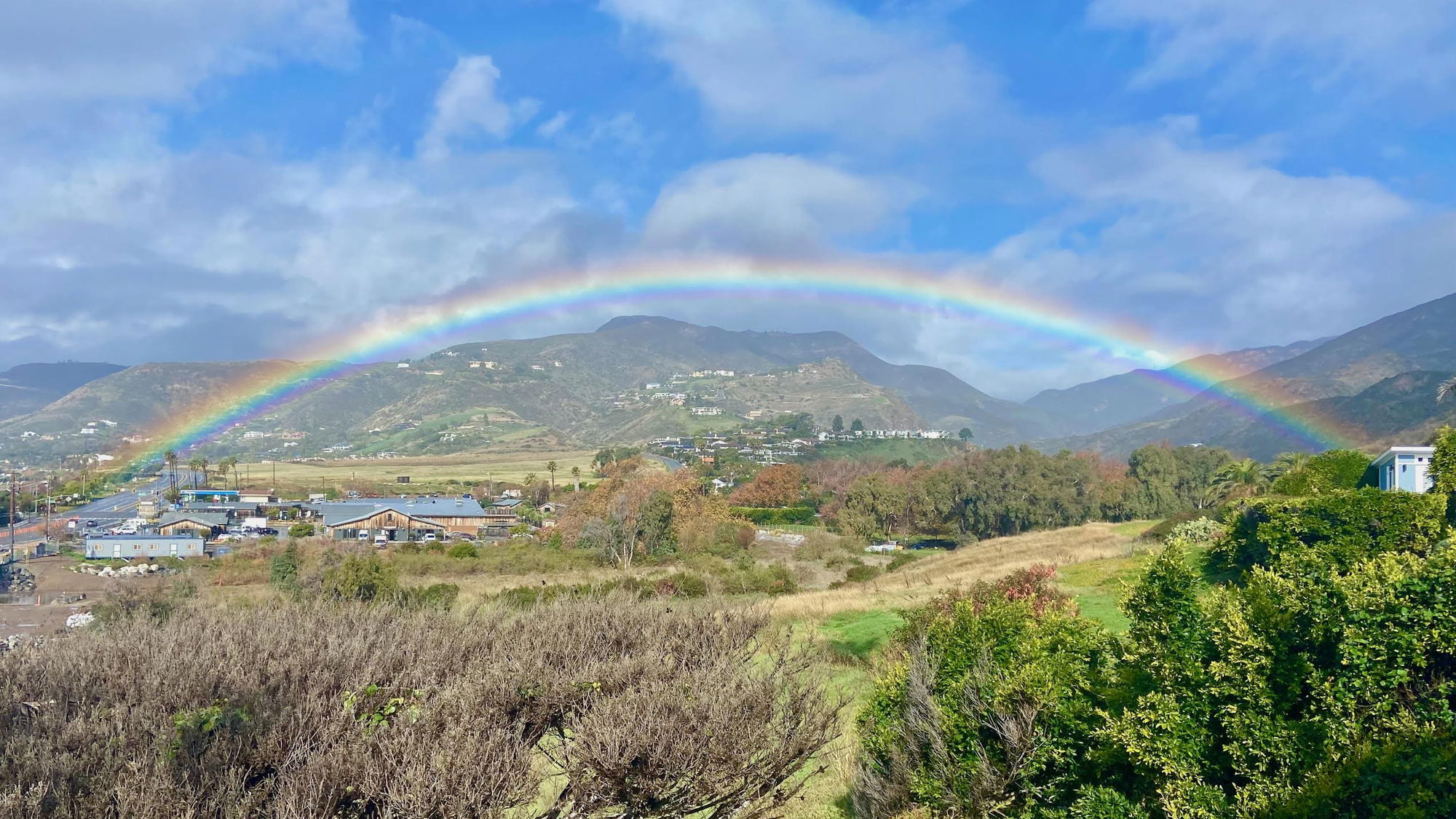 Malibu Best Shot: Rainbow over Trancas Canyon