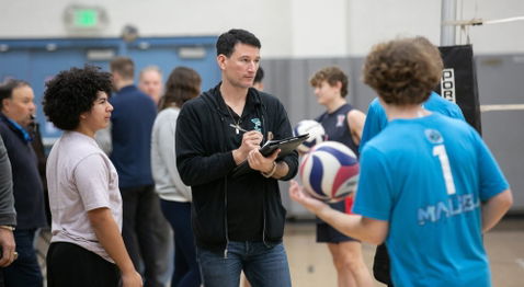 Sharks volleyball coach Saenz begins season with promising boys team