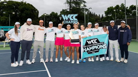Pepperdine Women’s Tennis clinches 12th straight WCC title