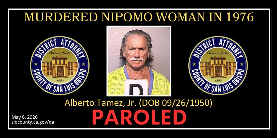 District Attorney Dan Dow responds to parole and release of convicted murderer Alberto Tamez Jr.