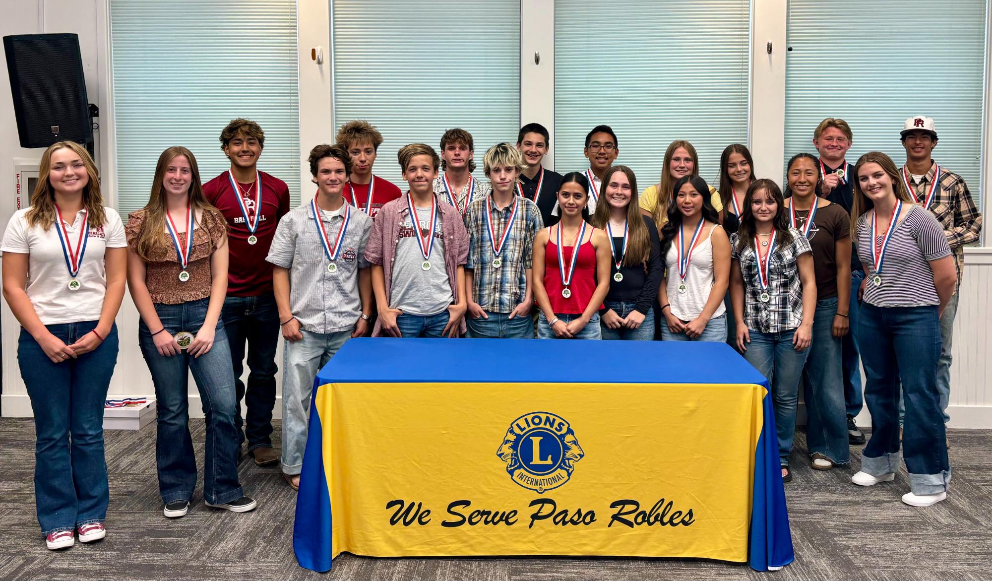 Paso Robles Lions Club honors PRHS Spring student-athletes for sportsmanship