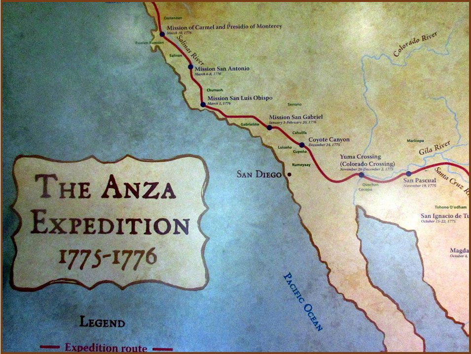 Across the Frontier: Anza's path to California