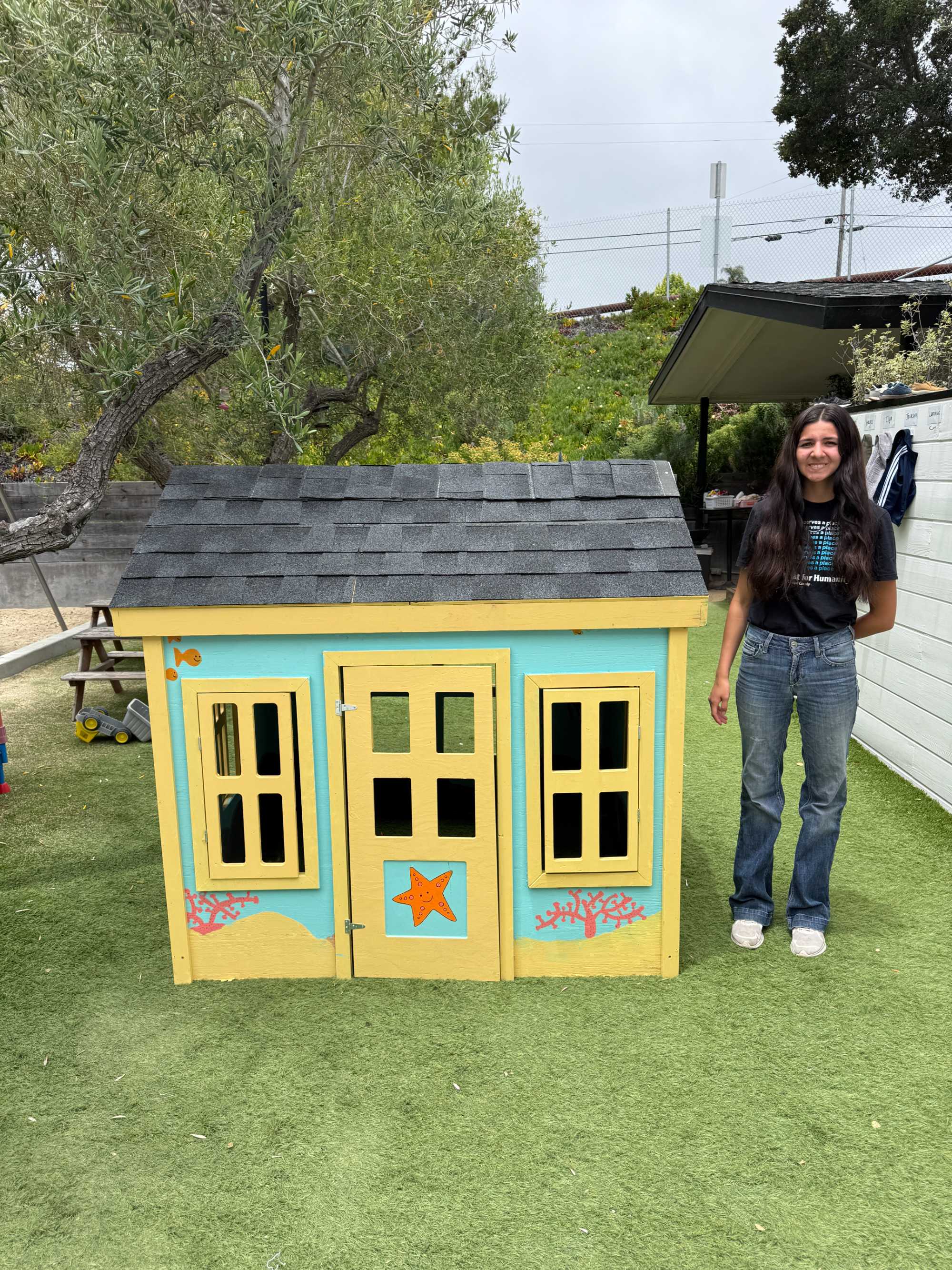 Cal Poly Girls Build partners with Habitat SLO County to build playhouses
