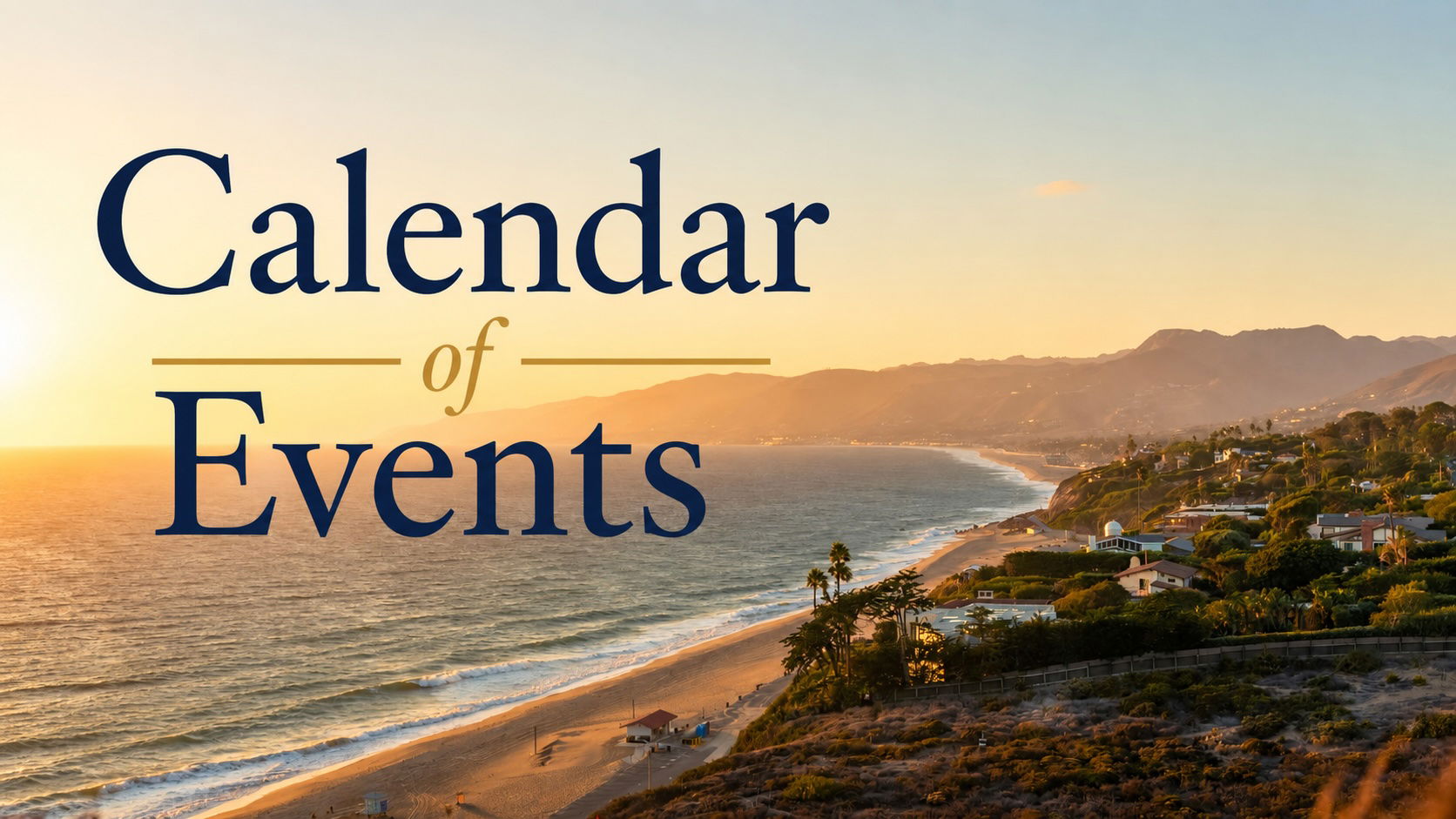 Calendar of Events: Published Aug. 13