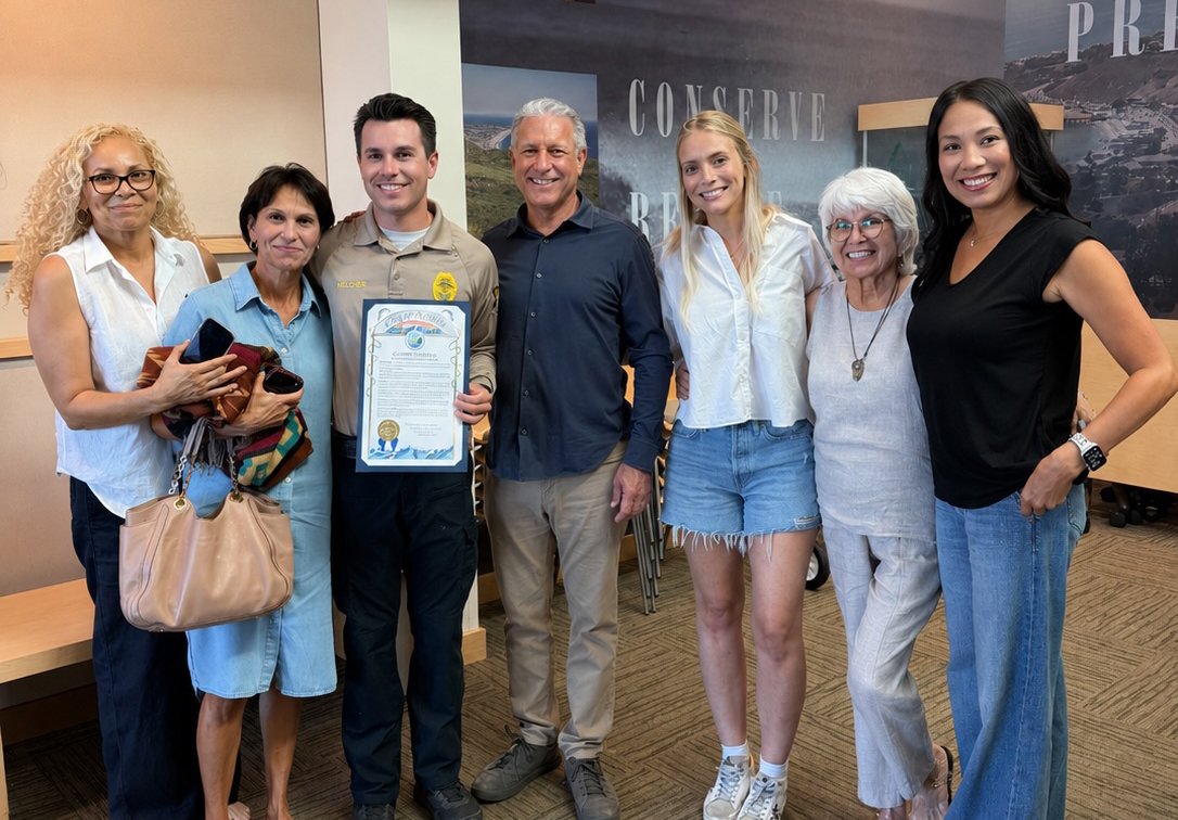 Malibu Volunteer on Patrol receives city commendation