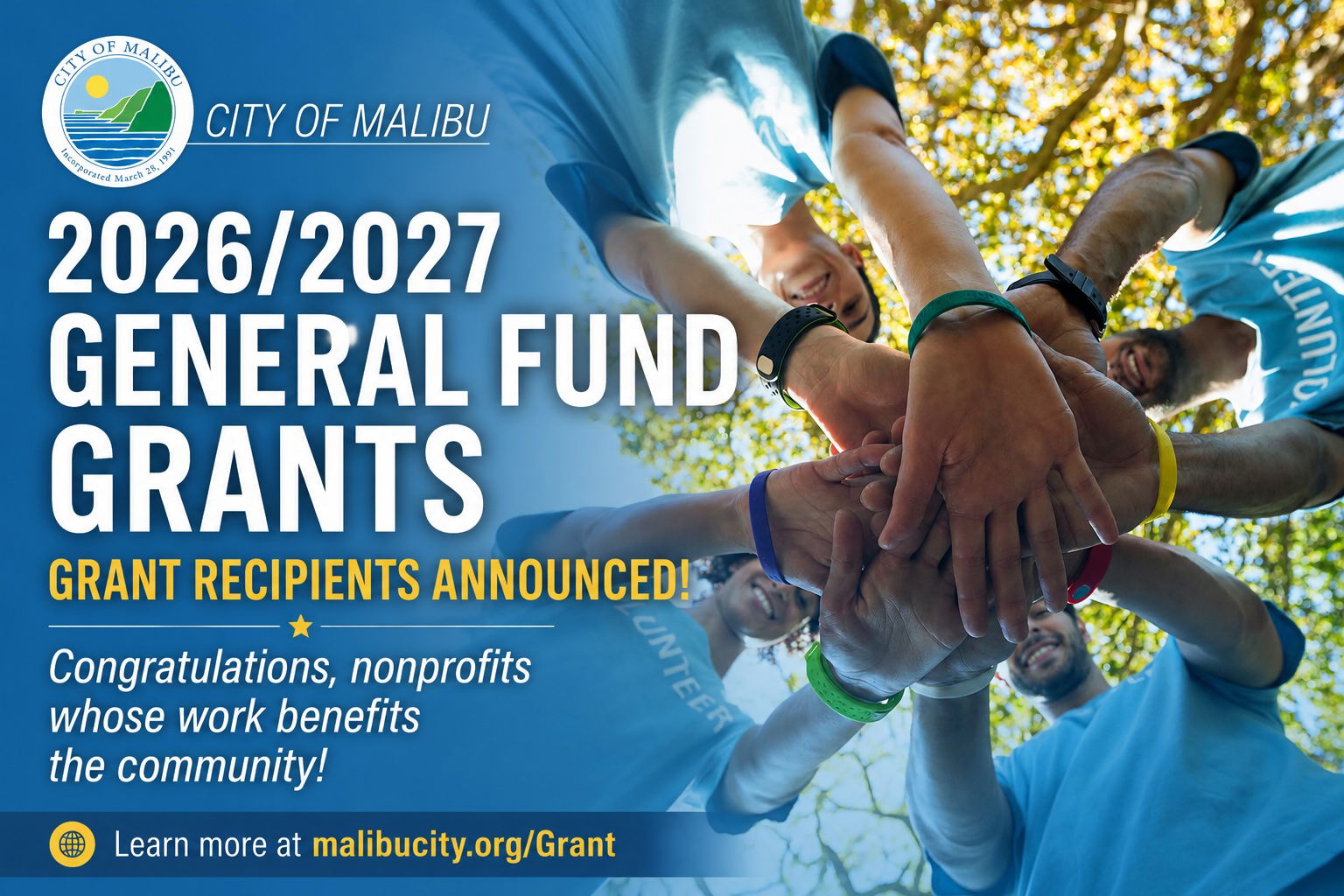 Malibu awards $150,000 in General Fund Grants to 29 local nonprofits