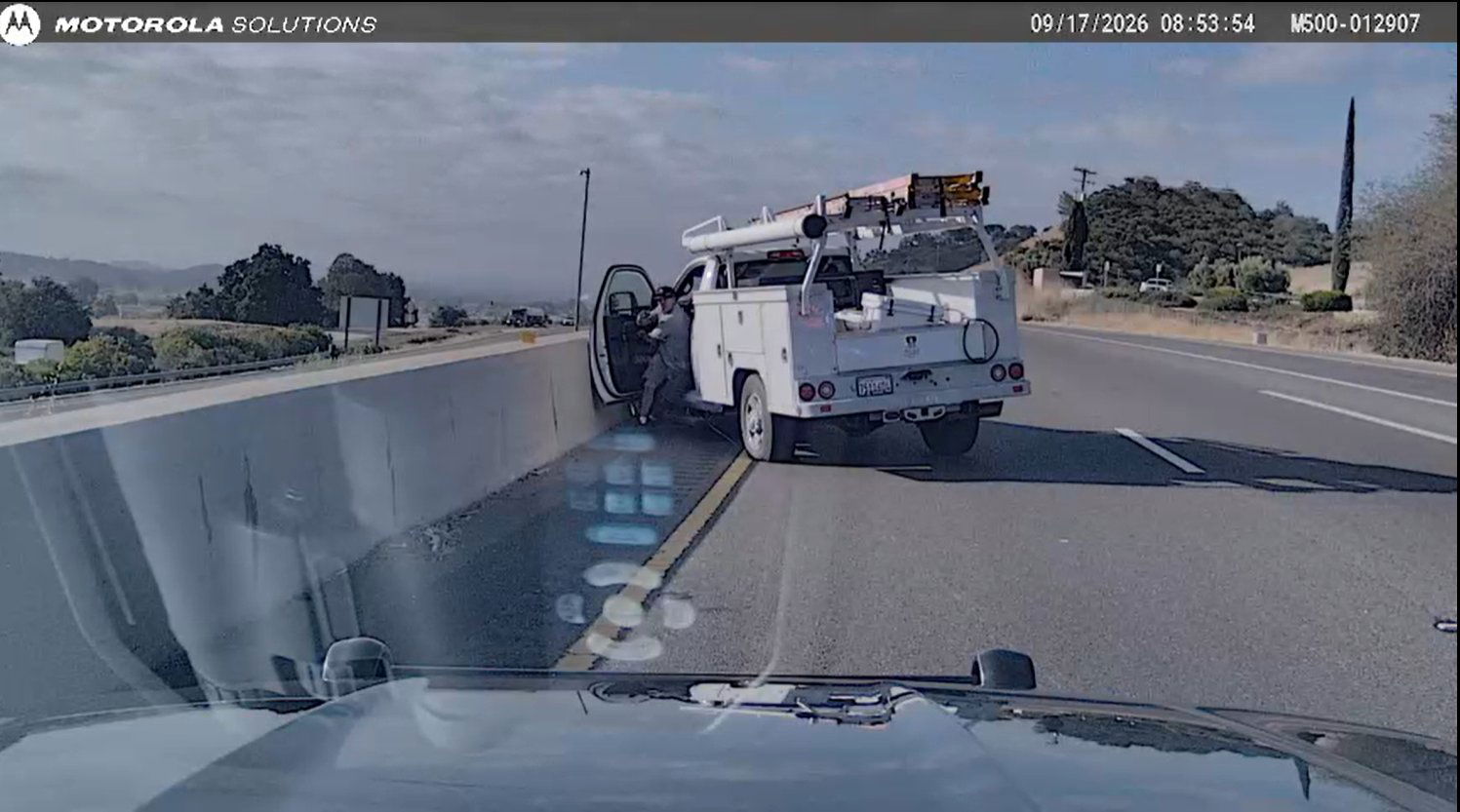 Dashcam photo of suspect