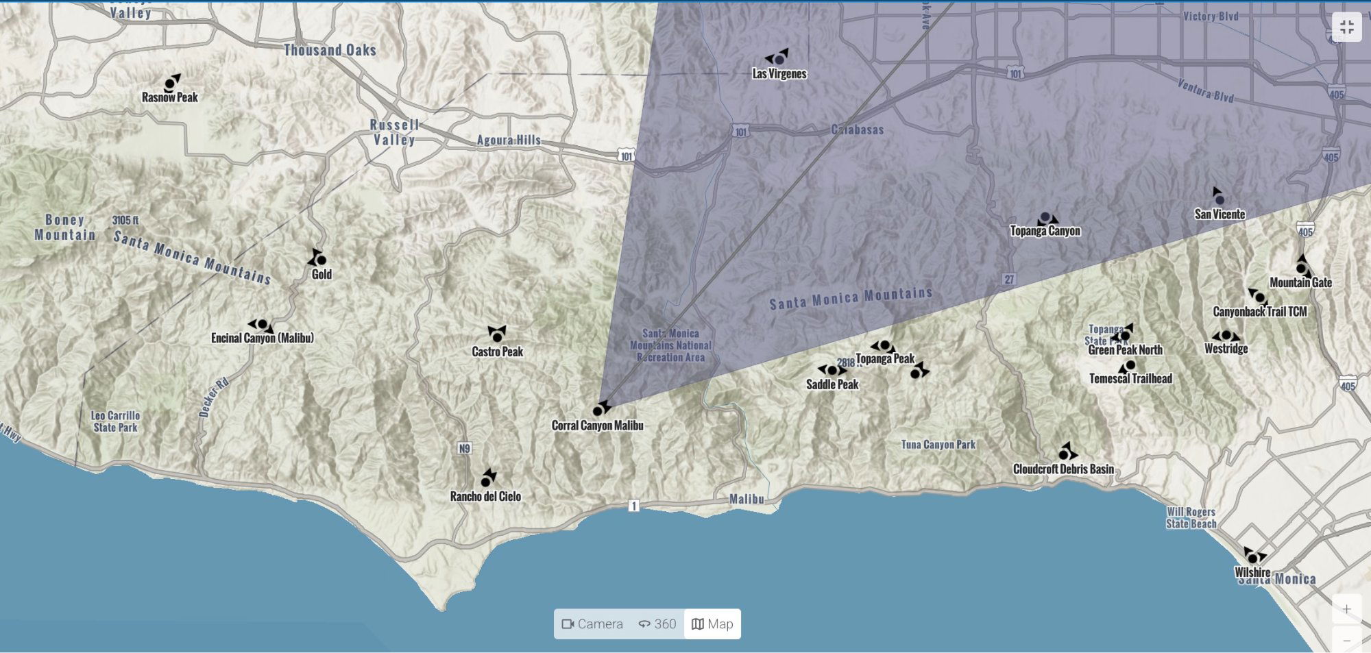 AI-powered camera in Corral Canyon strengthens wildfire detection
