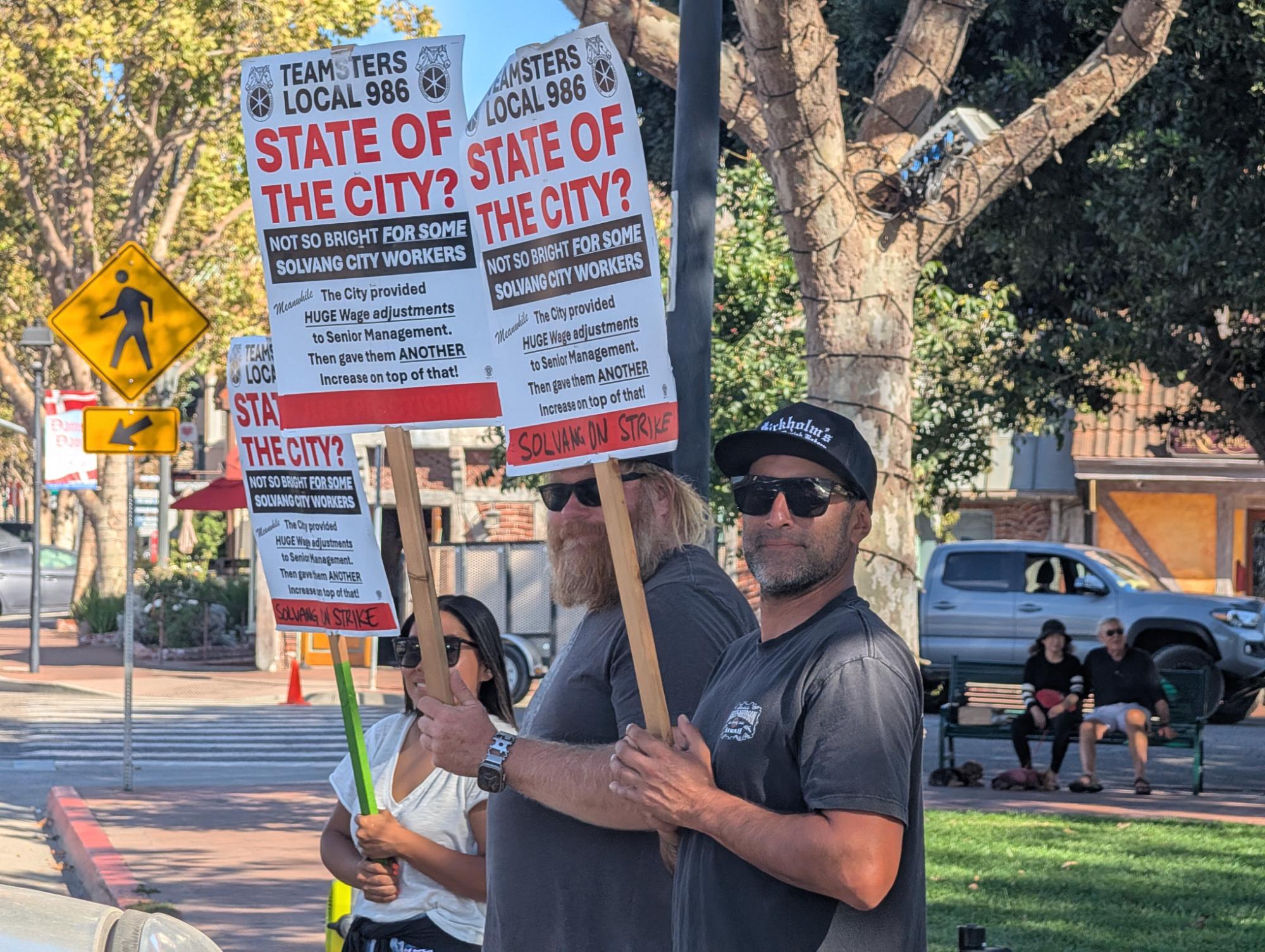 Despite recent talks, city proposal, Solvang workers' strike goes on