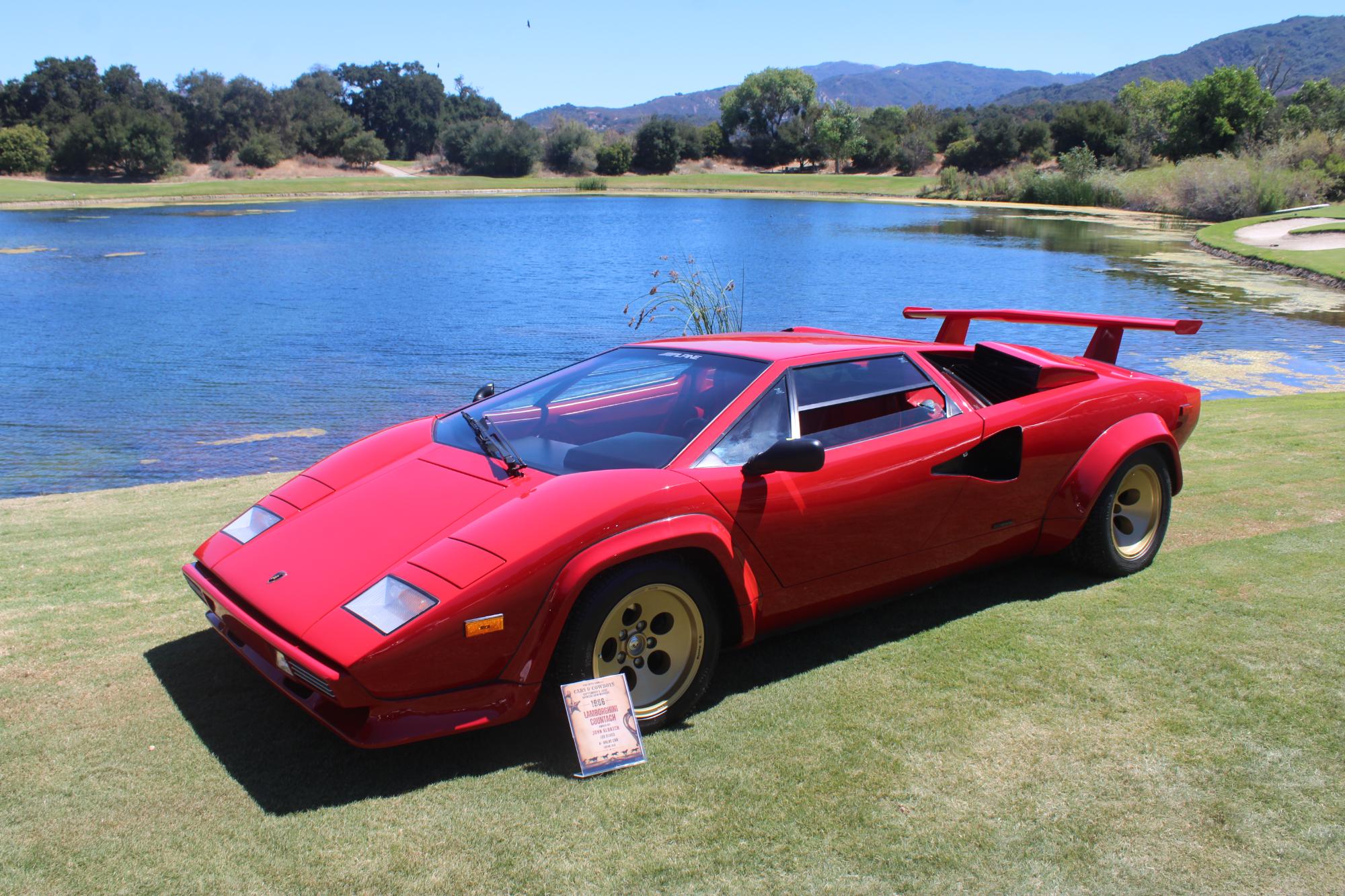 Cars and Cowboys 2026: 1986 Lamborghini Coutach. Photo by Mike Chaldu/SYVS