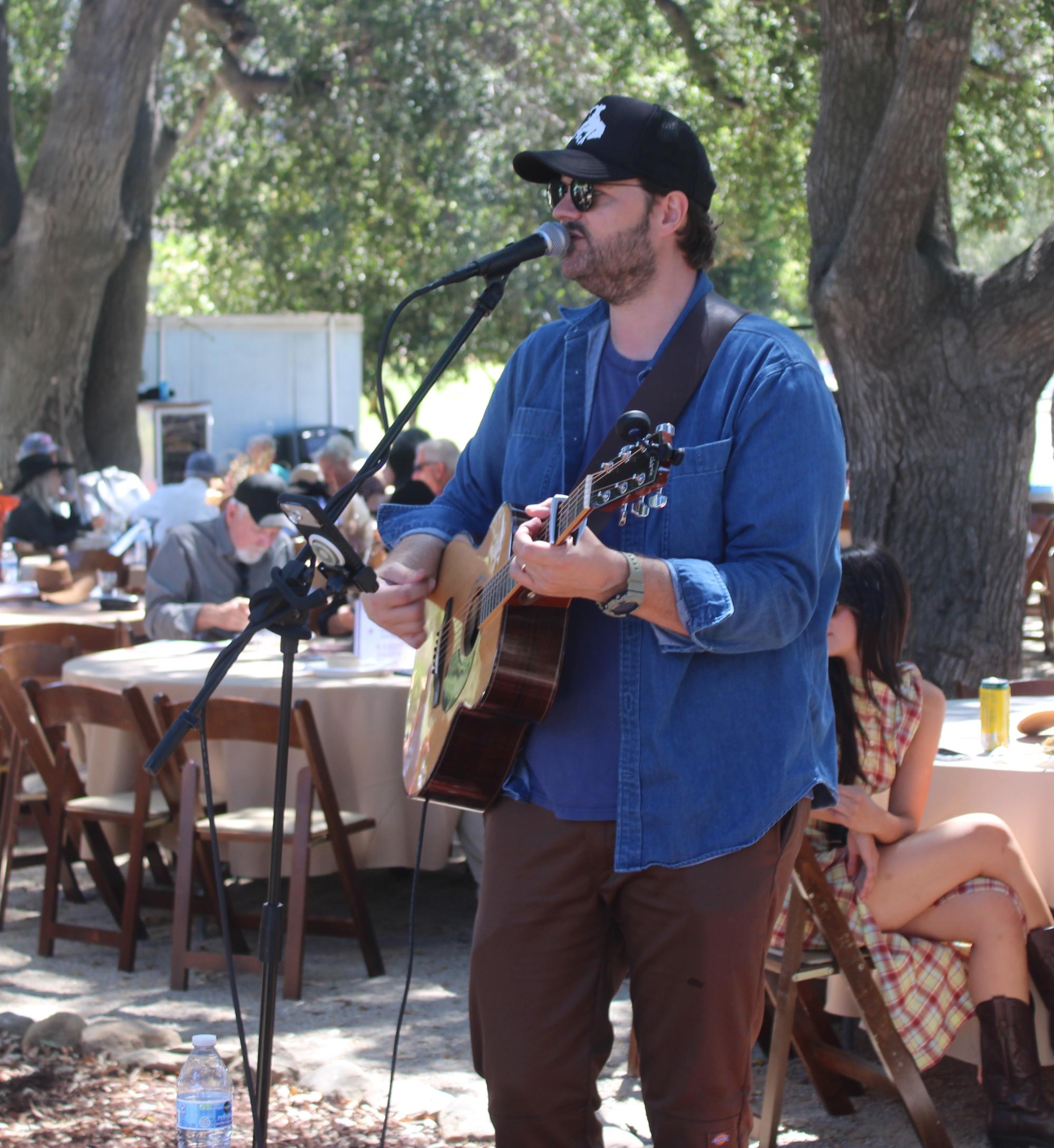 Jonathan Firey was one of the acts providing live entertainment during the Cars and Cowboys event on Sept. 5. Photo by Mike Chaldu/SYVS