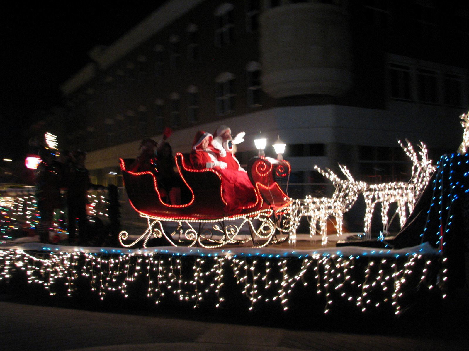 Holiday Light Parade, Rain or Shine!