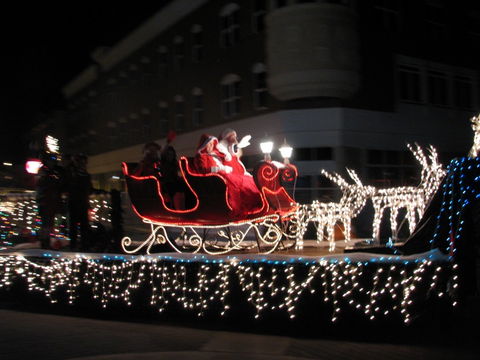 Holiday Light Parade, Rain or Shine!