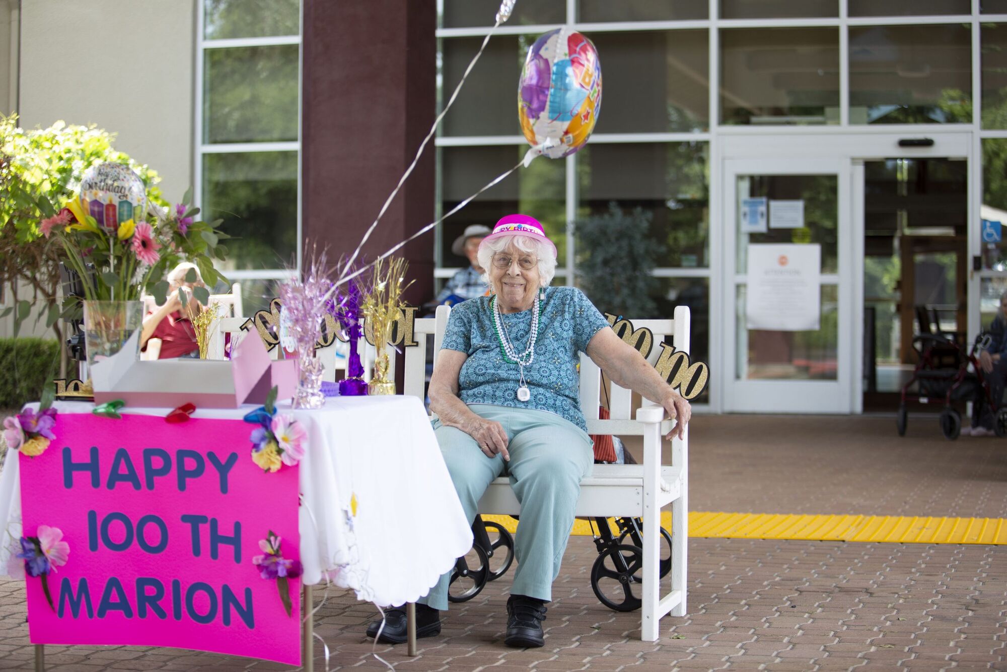Marion McKie Enjoys 100th Birthday Parade