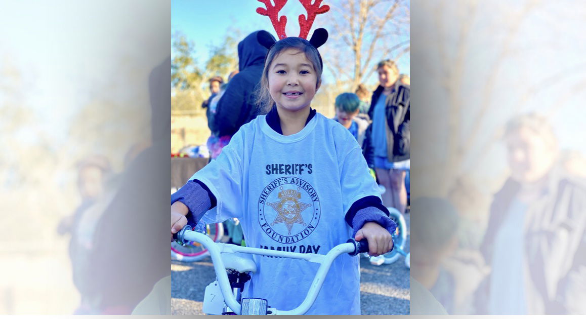 San Luis Obispo County Sheriff's Office gives away bikes for the holidays