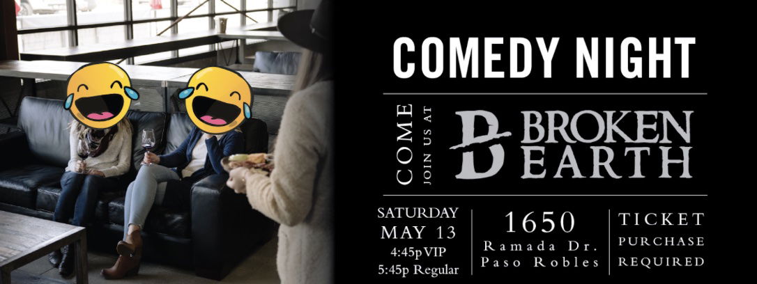 Laugh and Sip: Comedy Night at Broken Earth Winery Offers an Evening of Wine and Laughter