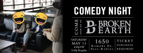 Laugh and Sip: Comedy Night at Broken Earth Winery Offers an Evening of Wine and Laughter