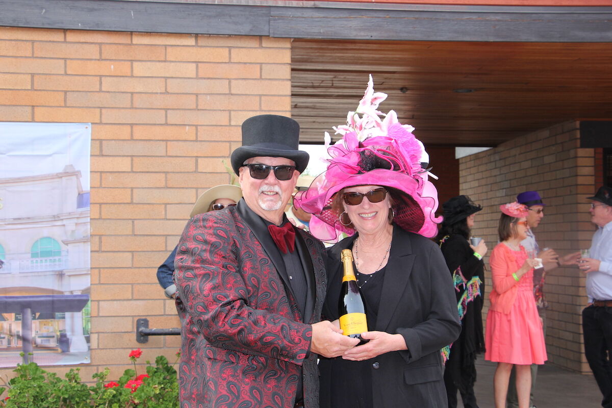 Derby Day Wine Fest brings out an eclectic hat parade at Windfall Farms
