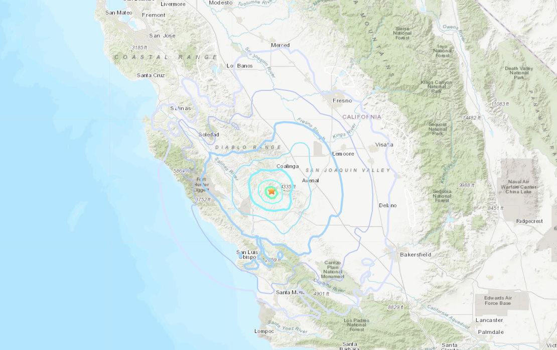 4.3 magnitude earthquake shakes up dirt near Parkfield