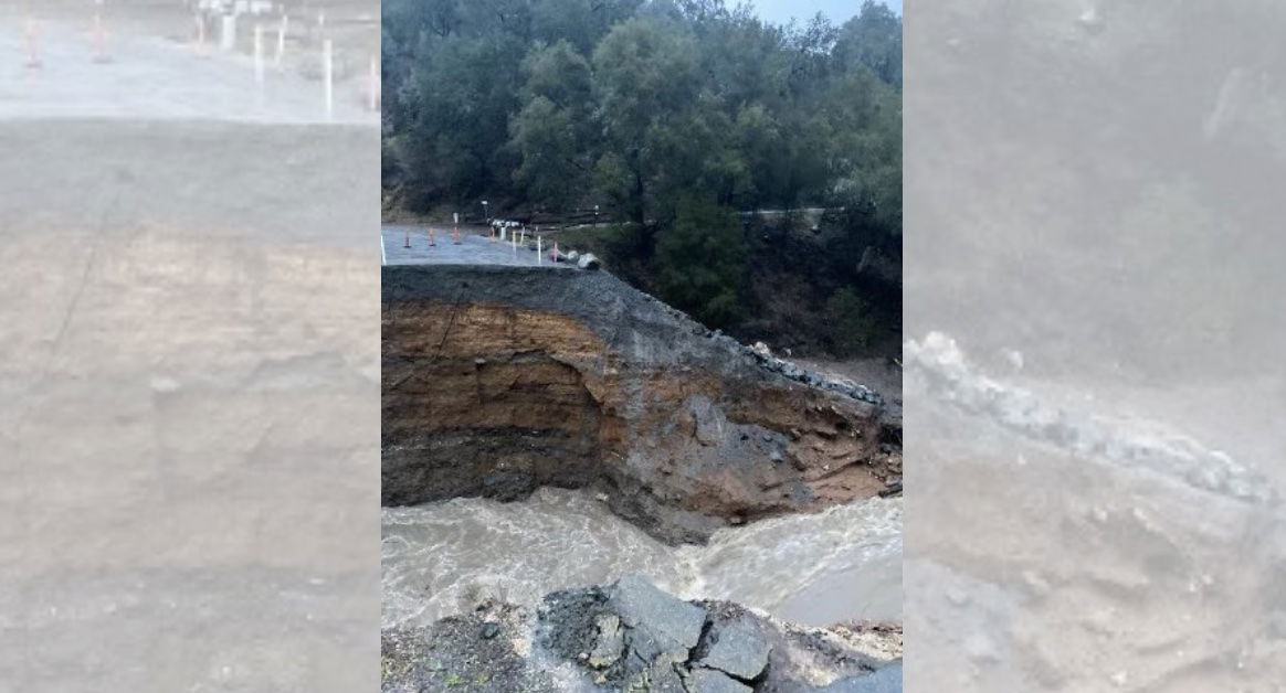 Culvert at Chimney Rock Road and Fawn Lane Washes Out