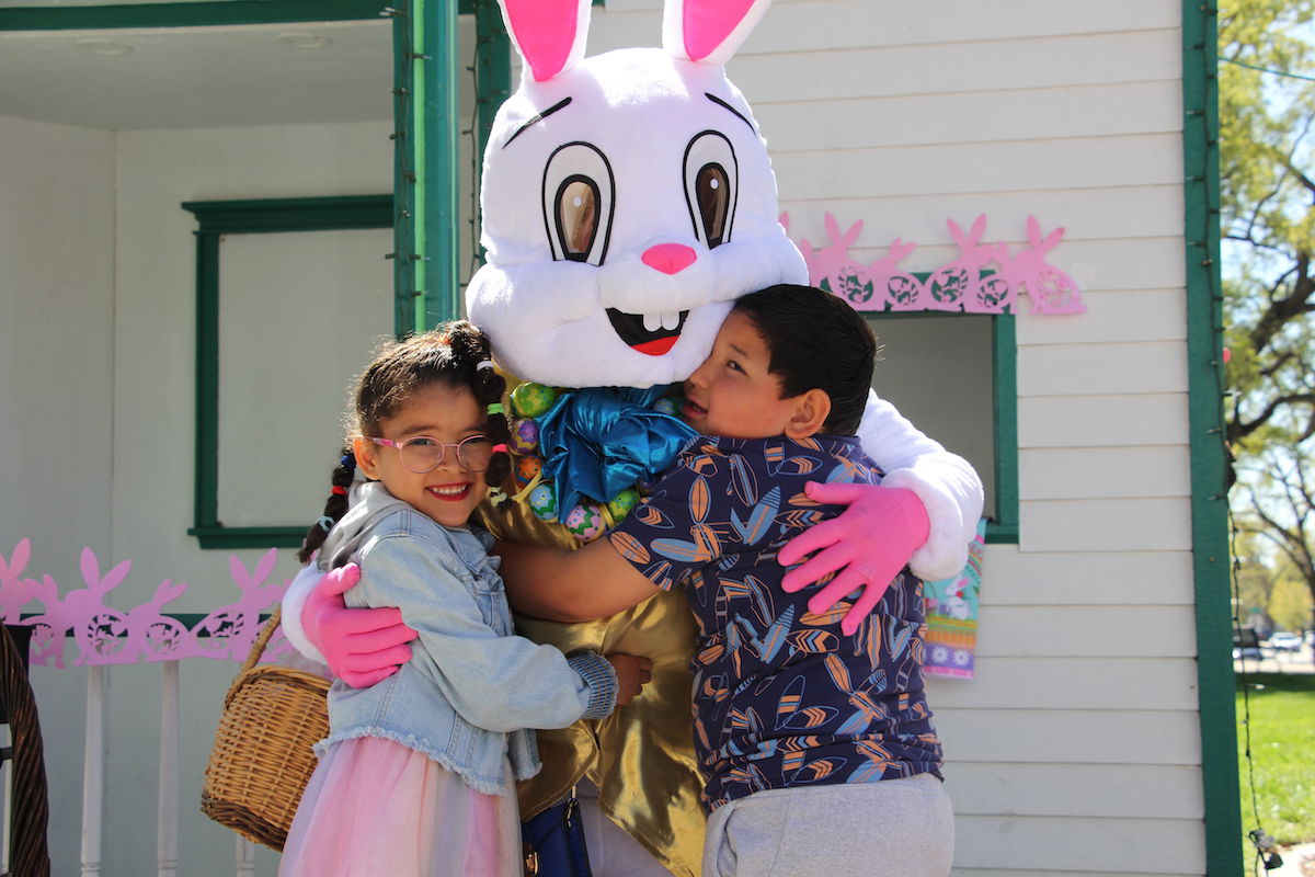 Easter Bunny Makes Appearance at Holiday House