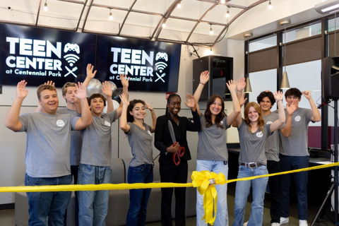 New teen center unveiled at Centennial Park