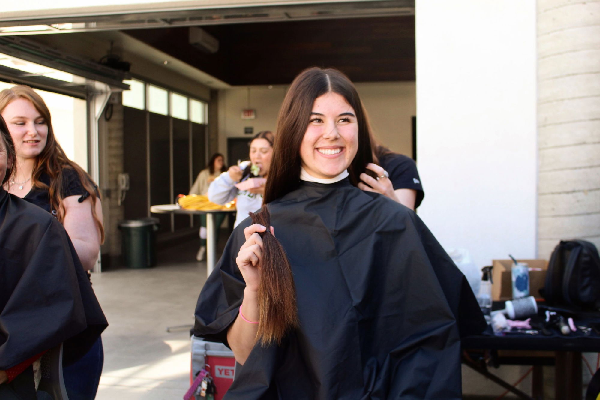 Templeton High School students organize annual donation hair event