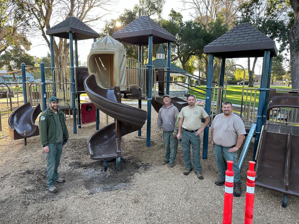 Templeton Park gets a new slide