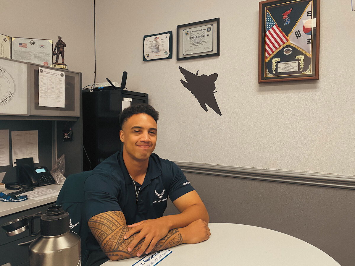 SSgt. Alberto Godinez, USAF, is SLO County’s only recruiter