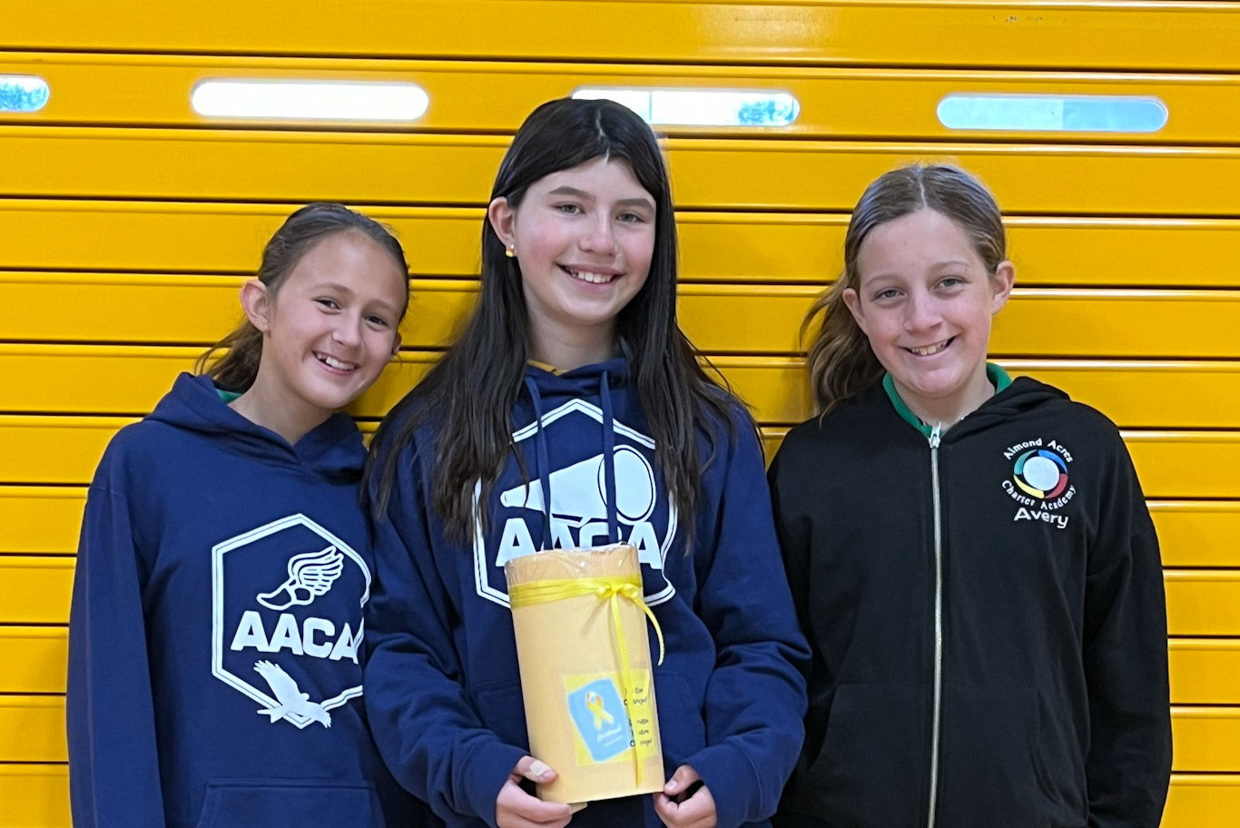 Almond Acres students raise funds during Childhood Cancer Awareness Month