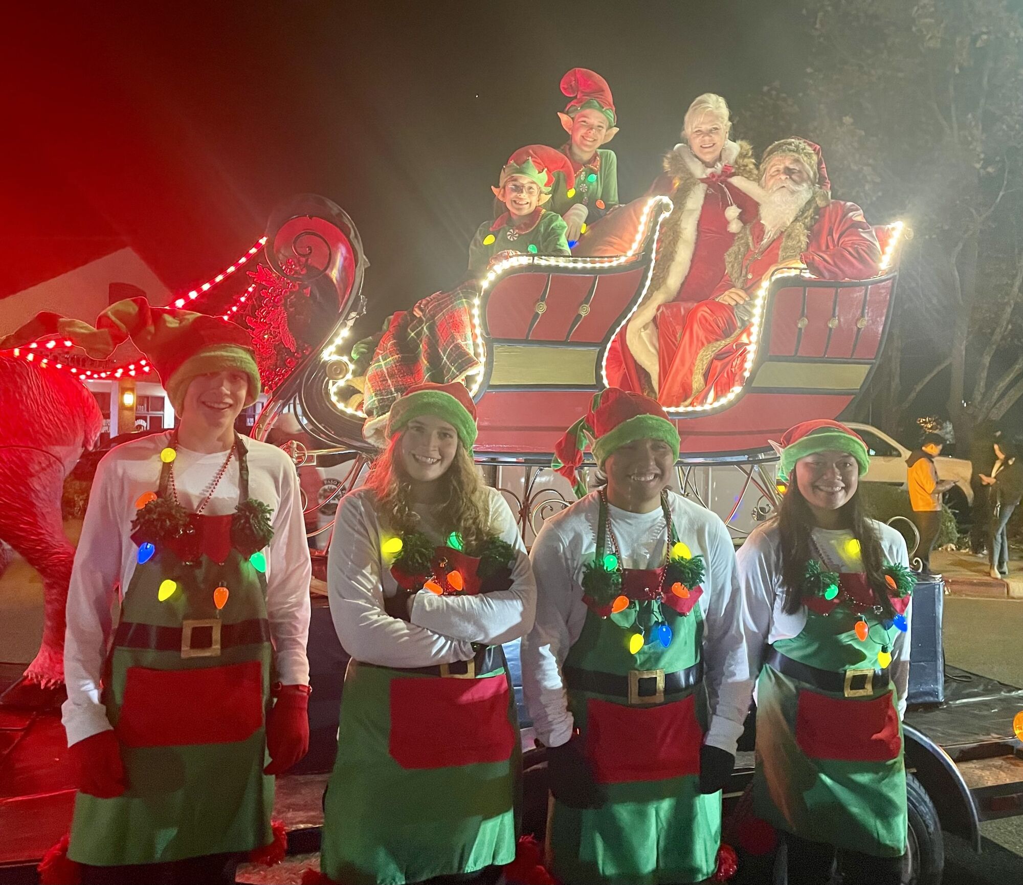Paso Robles lights up the night with its 63rd Christmas parade