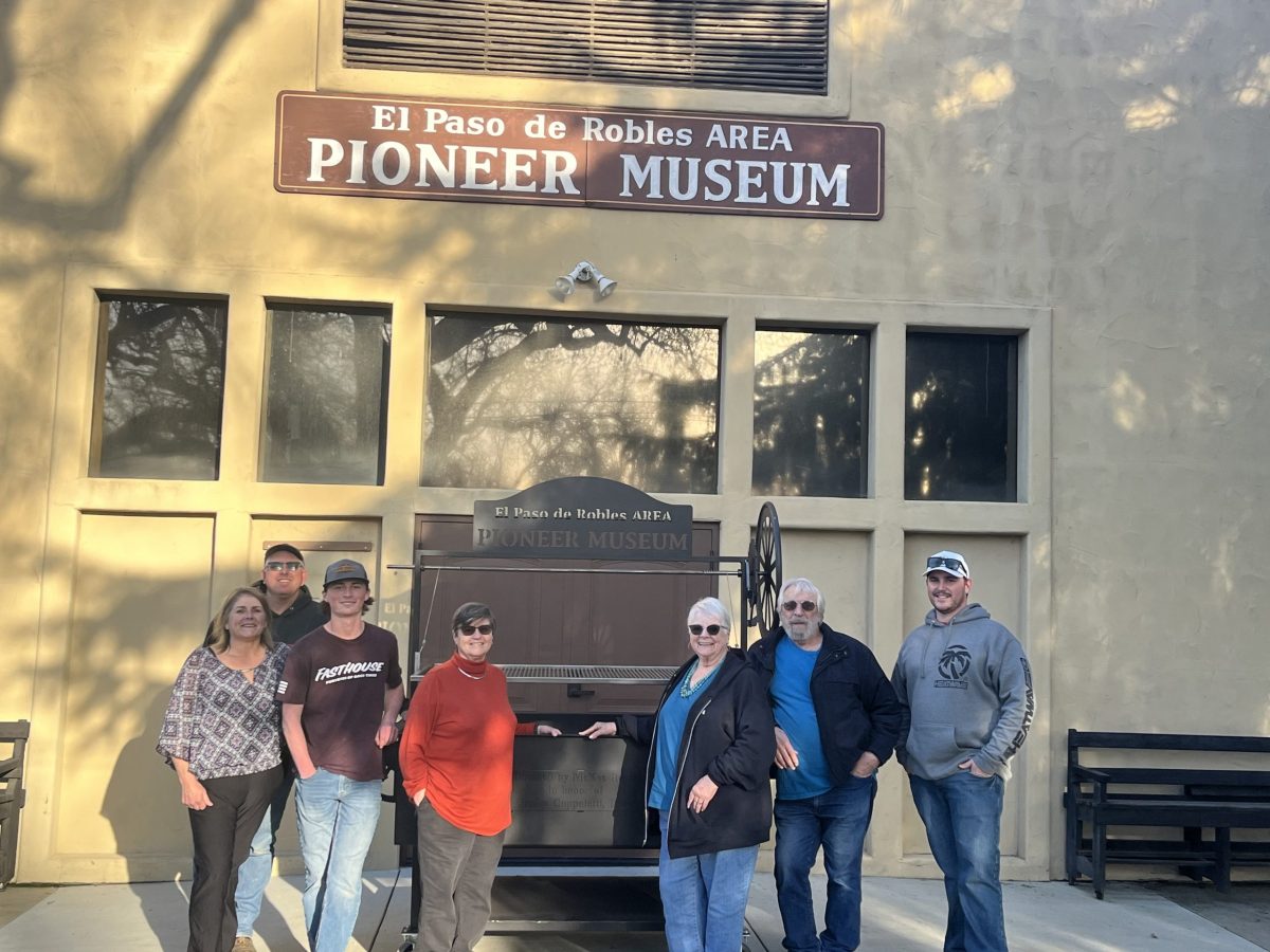 Student models 'Living to Serve' during National FFA Week