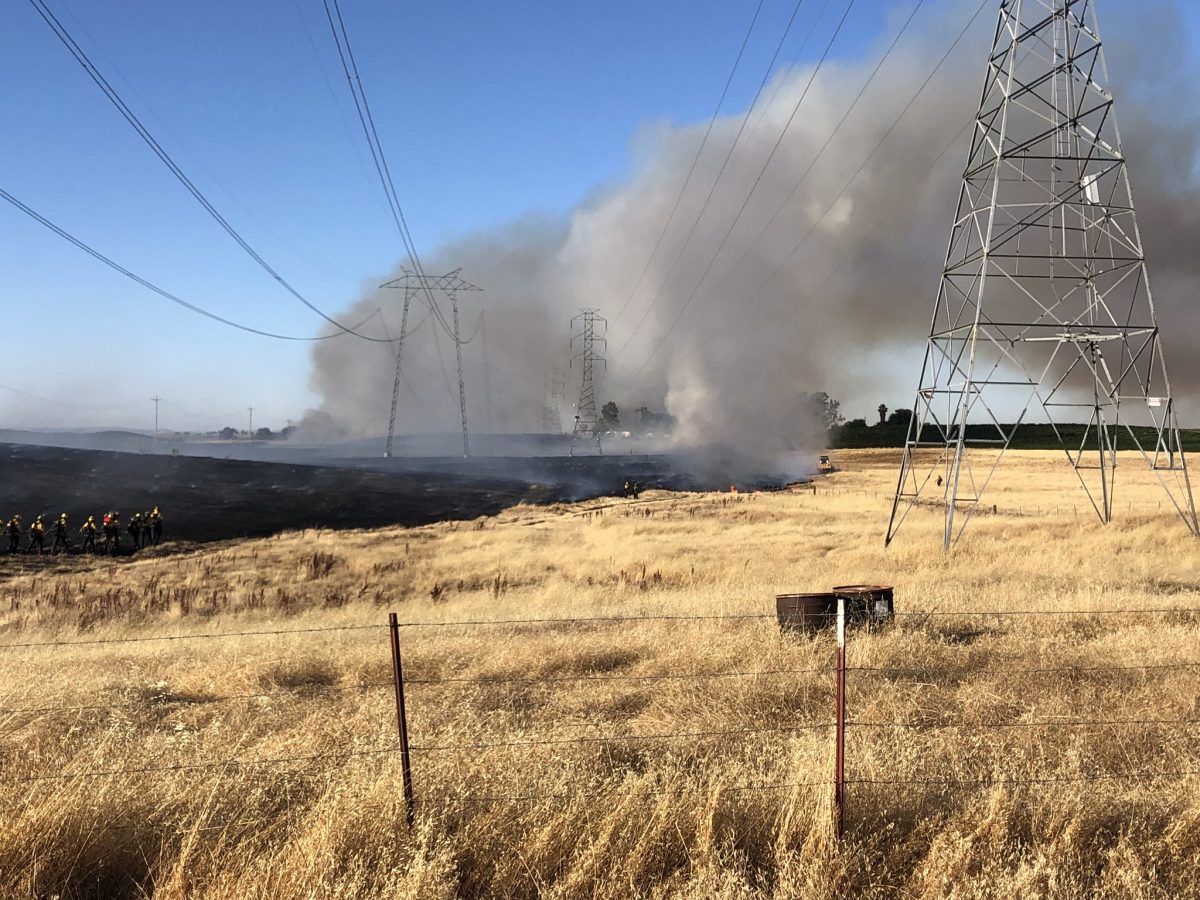FIRE UPDATE: Forward progress stopped at Franklin Fire on Creston Road; currently at 10 acres
