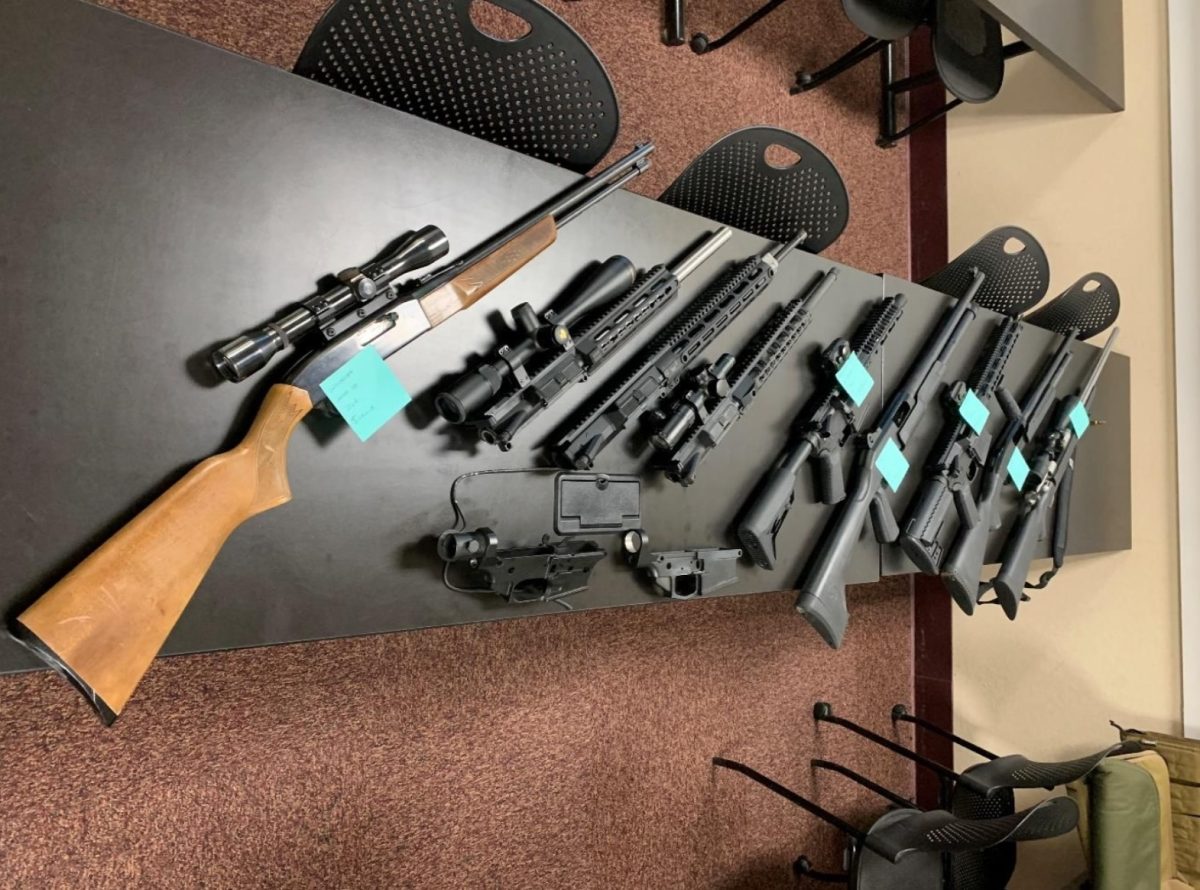 Officers arrest man for assault with a deadly weapon; seized several 'ghost guns'