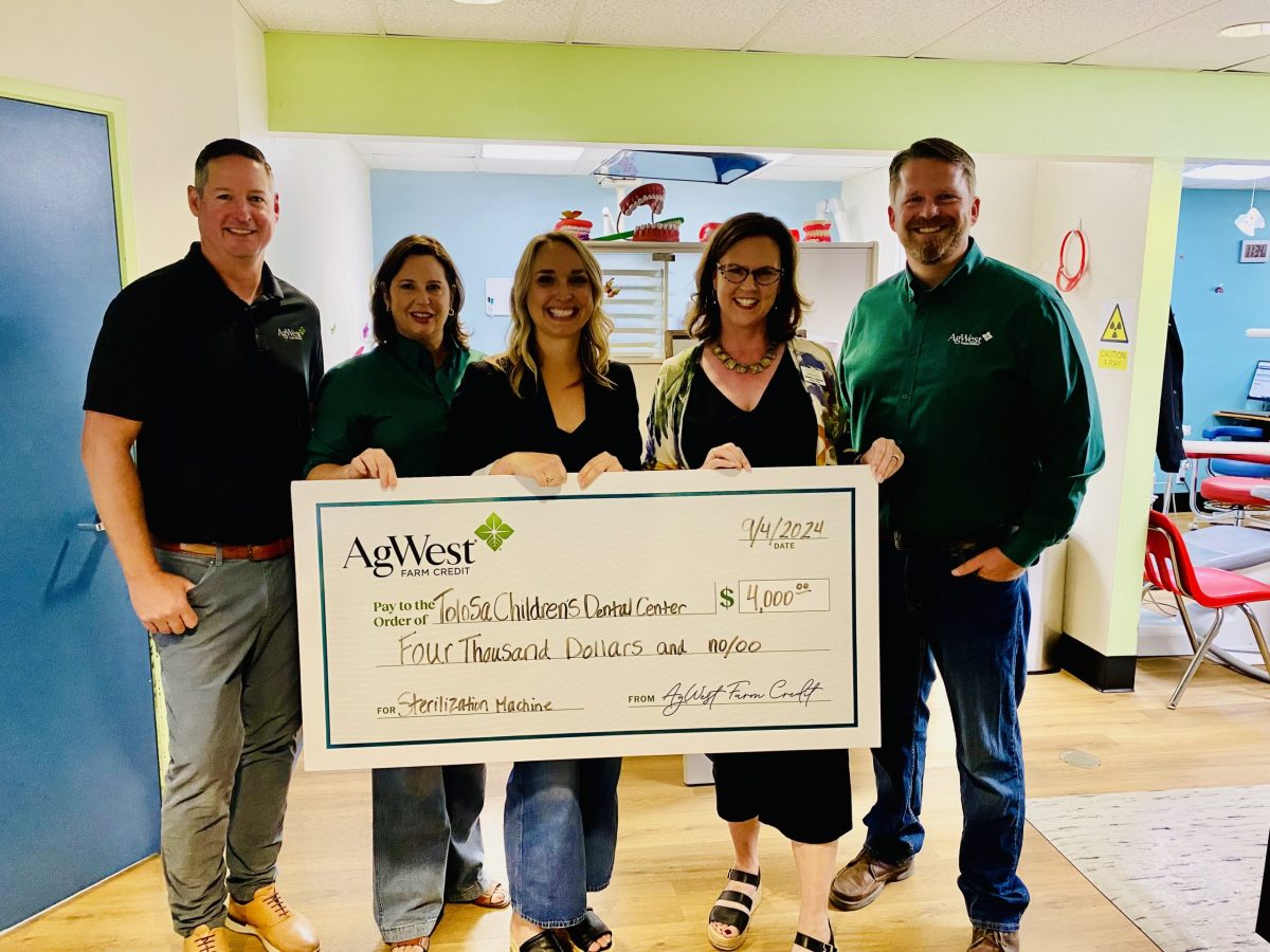 Tolosa Children’s Dental Center receives $4,000 grant from AgWest Farm Credit