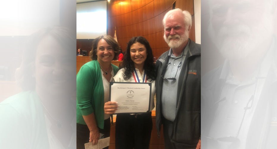 PRHS senior receives Weyhrich Leadership Award
