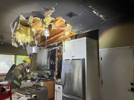 Kitchen fire contained in Paso Robles home; one injured