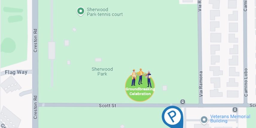 Sherwood Park improvements kick off with groundbreaking ceremony on March 5