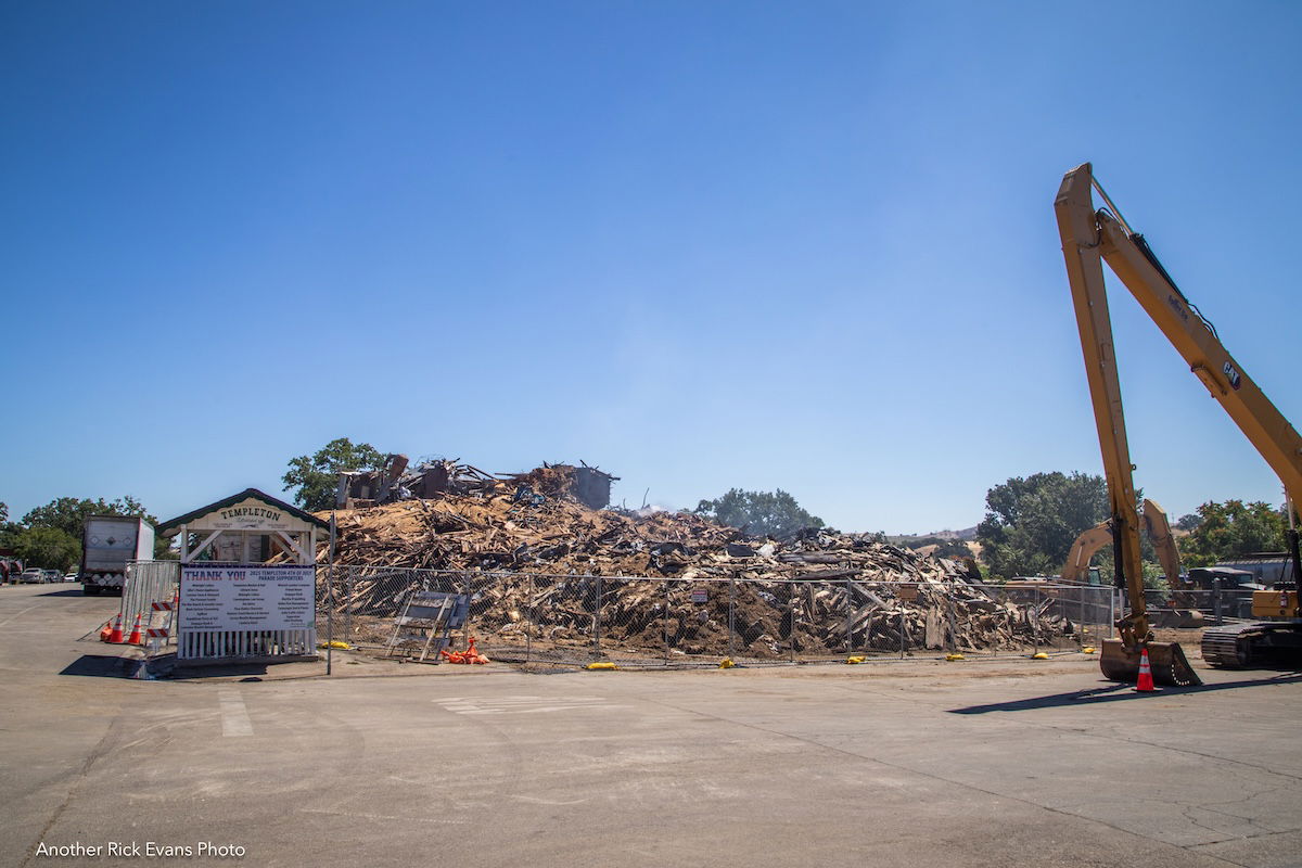 Main Street Reopens Following Templeton Feed and Grain Fire