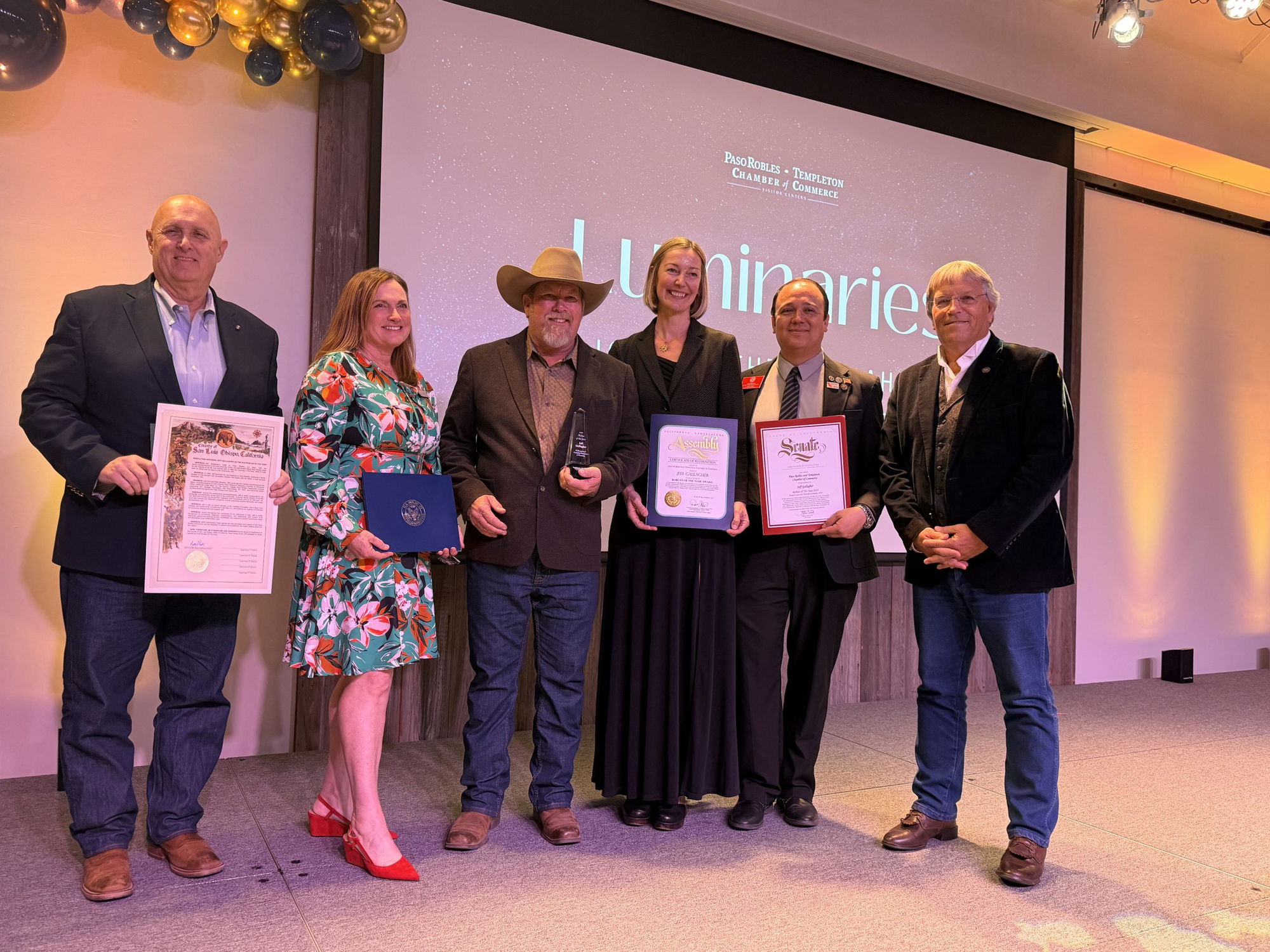 Gallagher honored as Roblan of the Year; Grace & Rose Restaurant wins Beautification Award