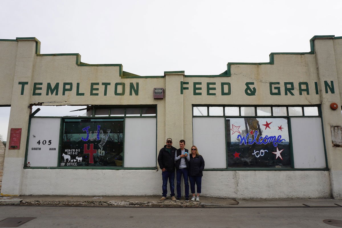 End of an Era on Main Street: Templeton Feed and Grain Cement Building Demolished