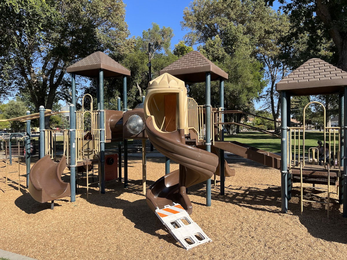 Templeton Park playground in disrepair