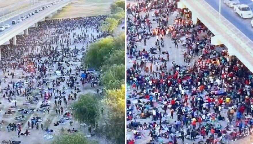 Over 8,000 Mostly Haitian Migrants Waiting to Be Processed