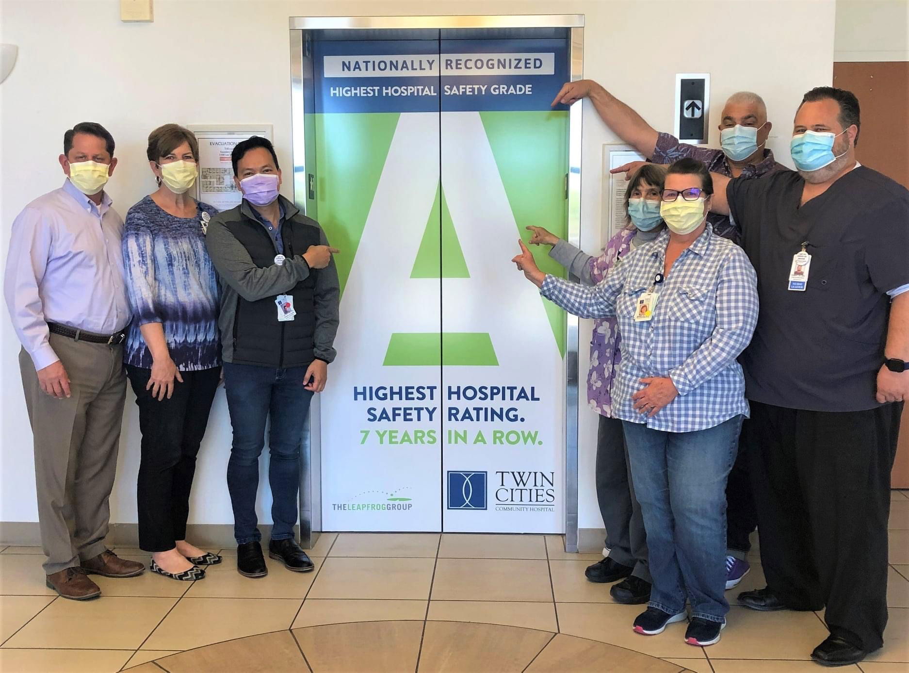 Sierra Vista and Twin Cities Earn Top Grade in Patient Safety from The Leapfrog Group