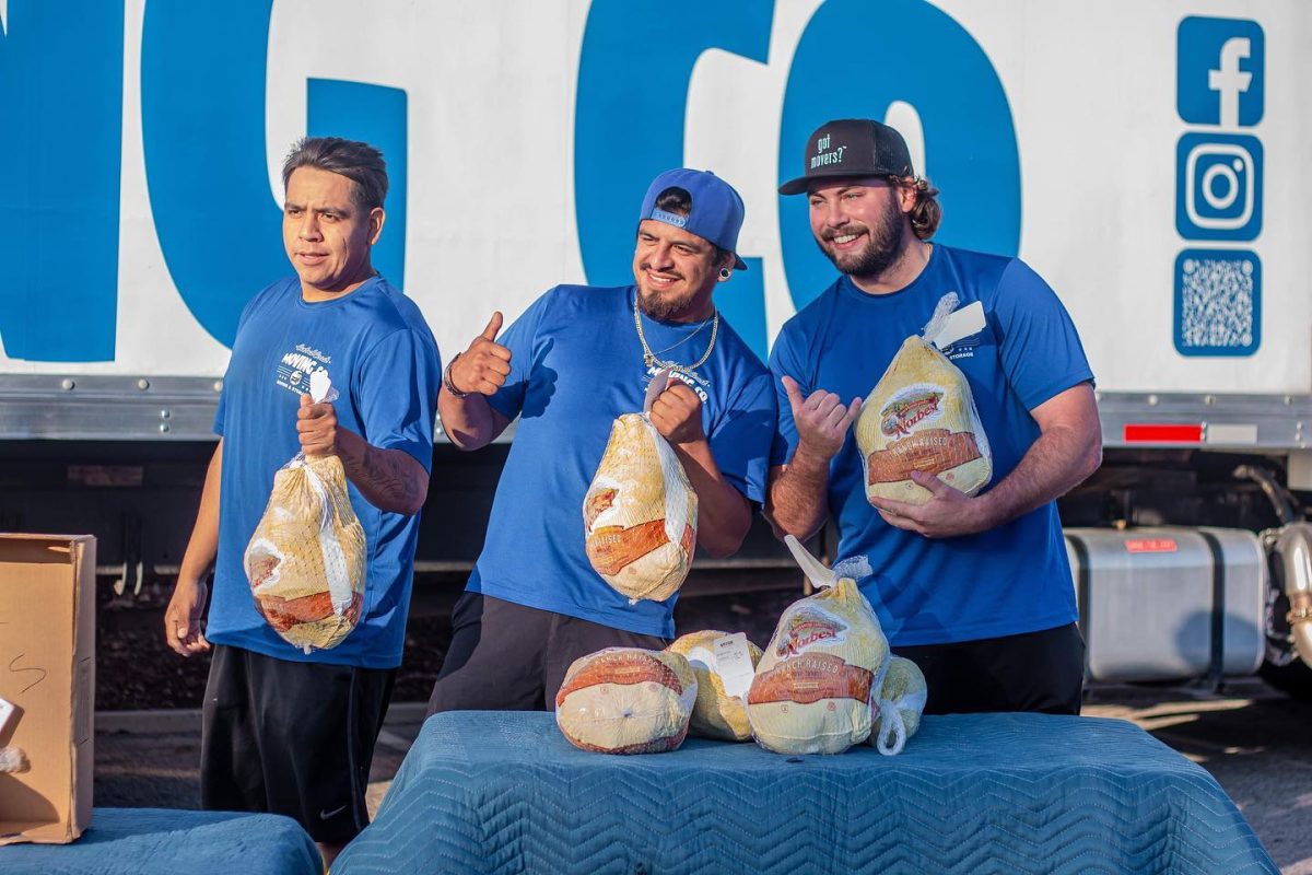 Local Moving Company Donates Turkeys to Residents in Need