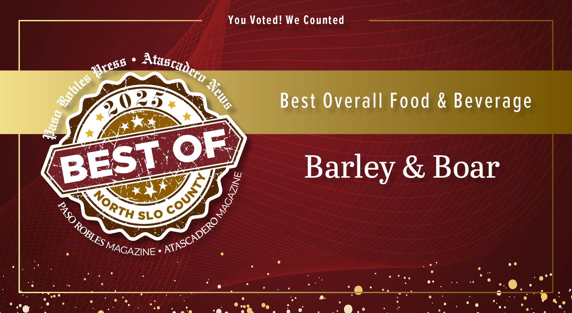 Best of 2025 Winner: Best Overall Food &amp; Beverage