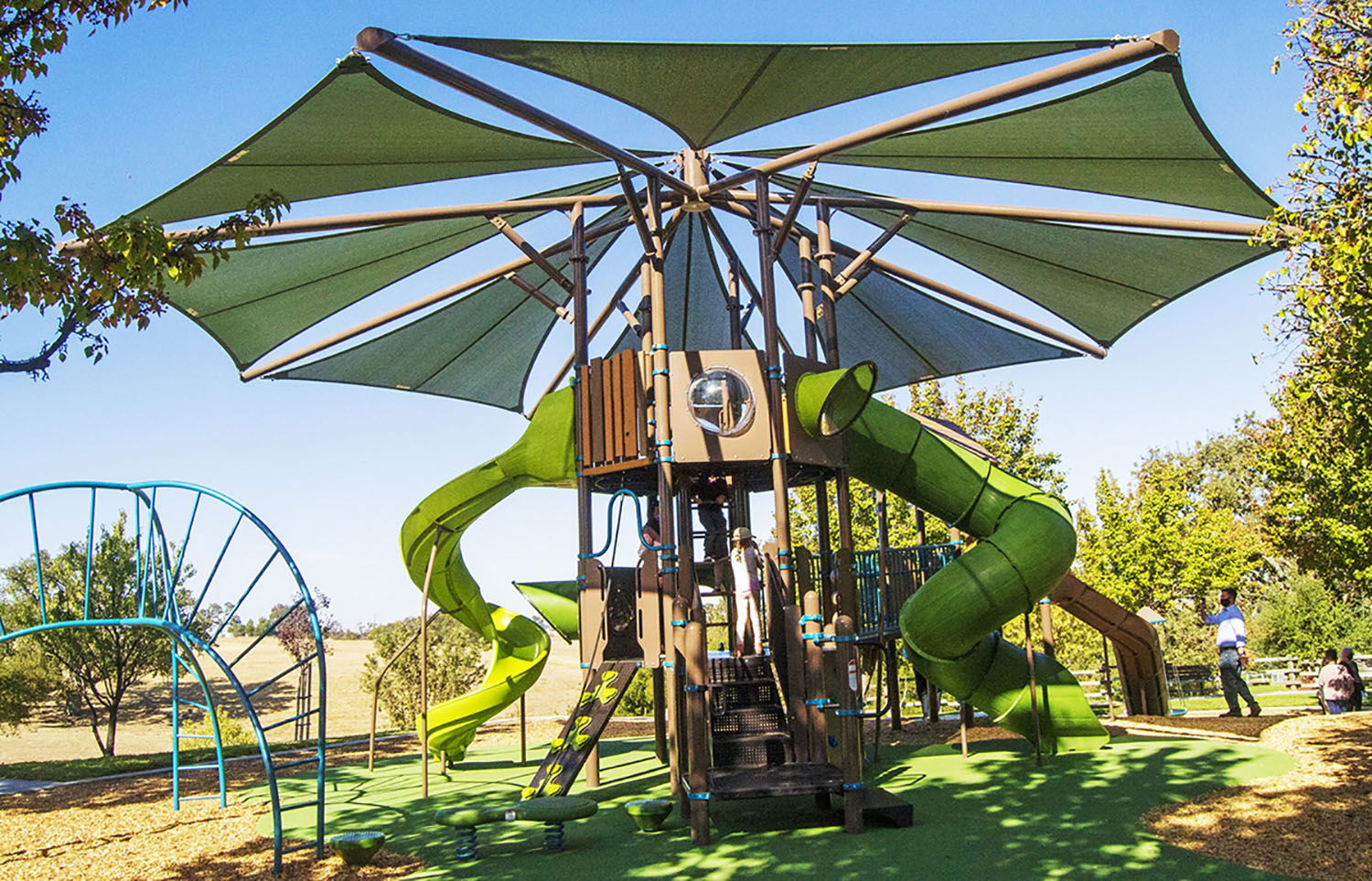 Two-Story Playground Open at Barney Schwartz Park