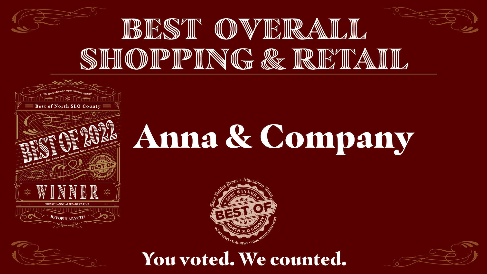 Best of 2022 Winner: Best Overall Shopping & Retail