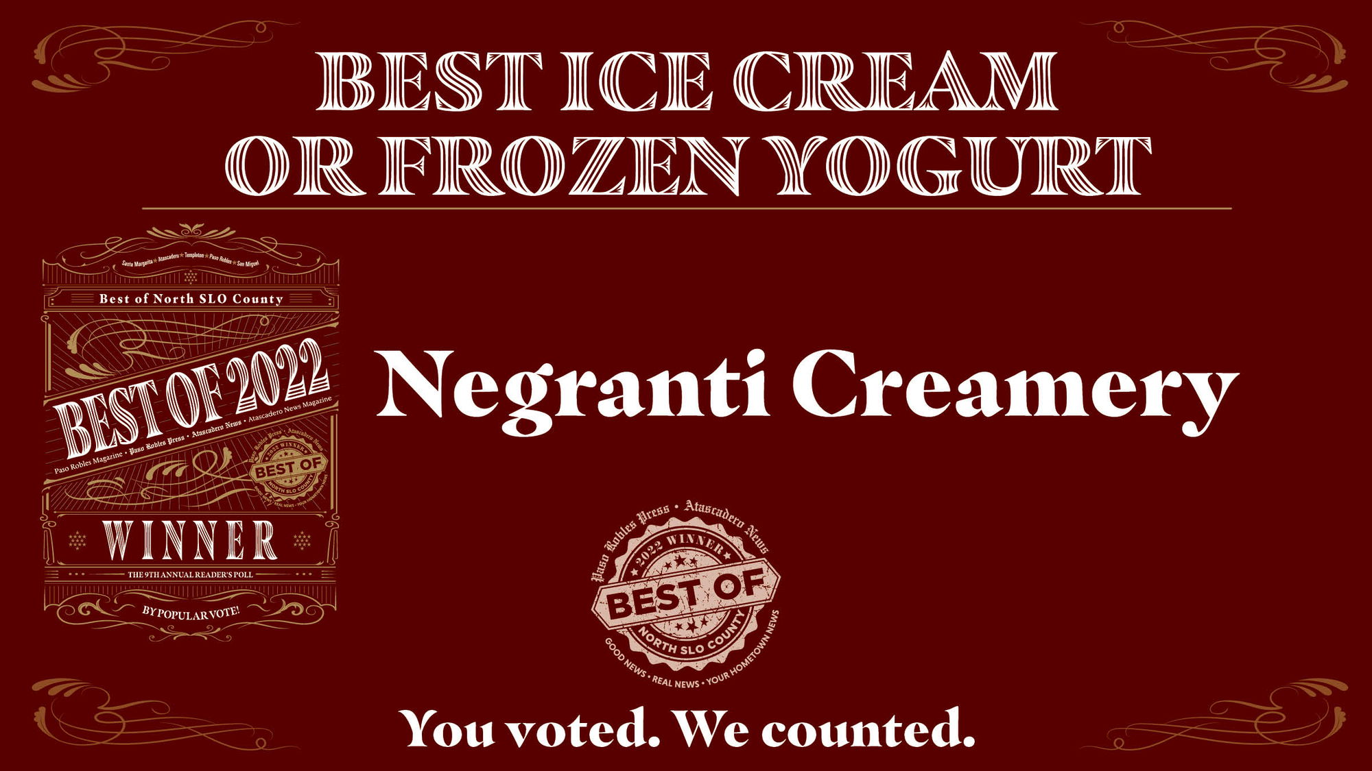 Best of 2022 Winner: Best Ice Cream or Frozen Yogurt