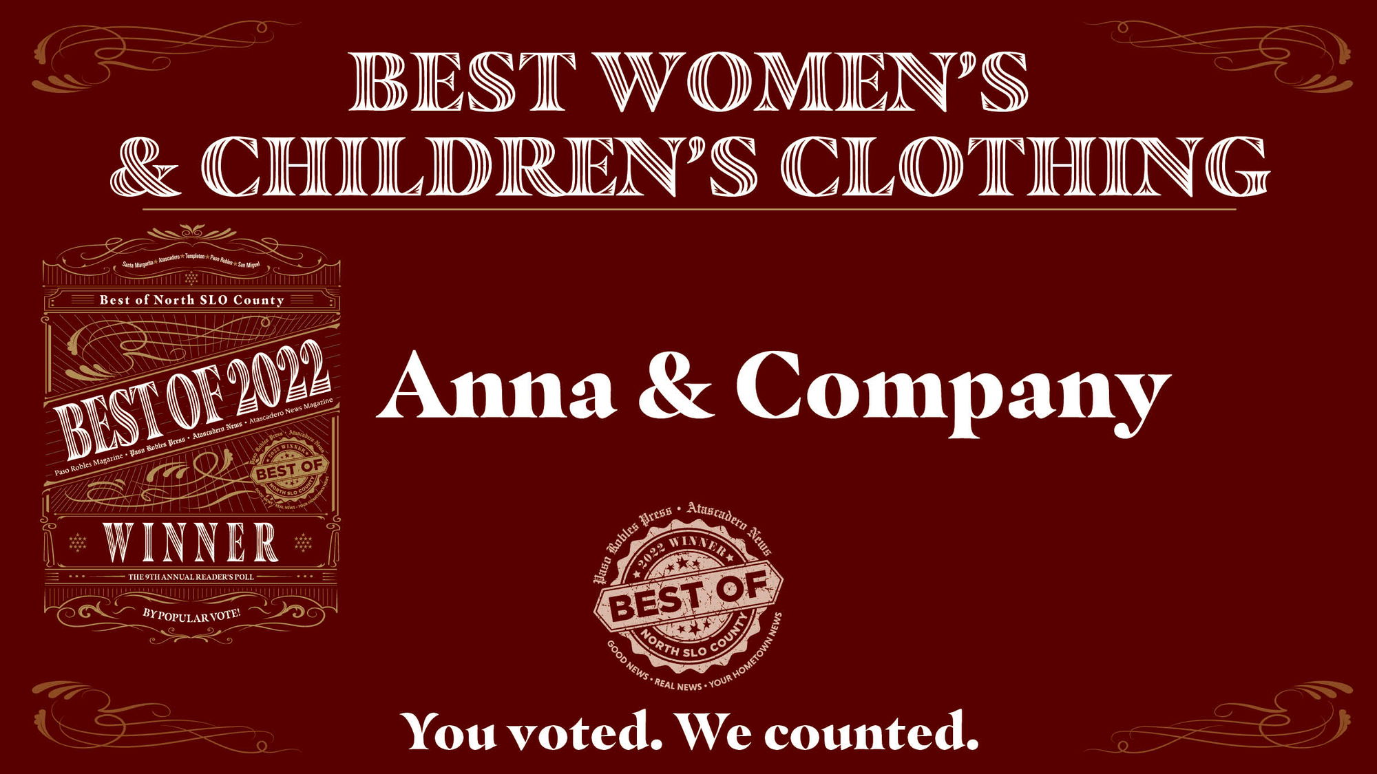 Best of 2022 Winner: Best Women's and Children's Clothing